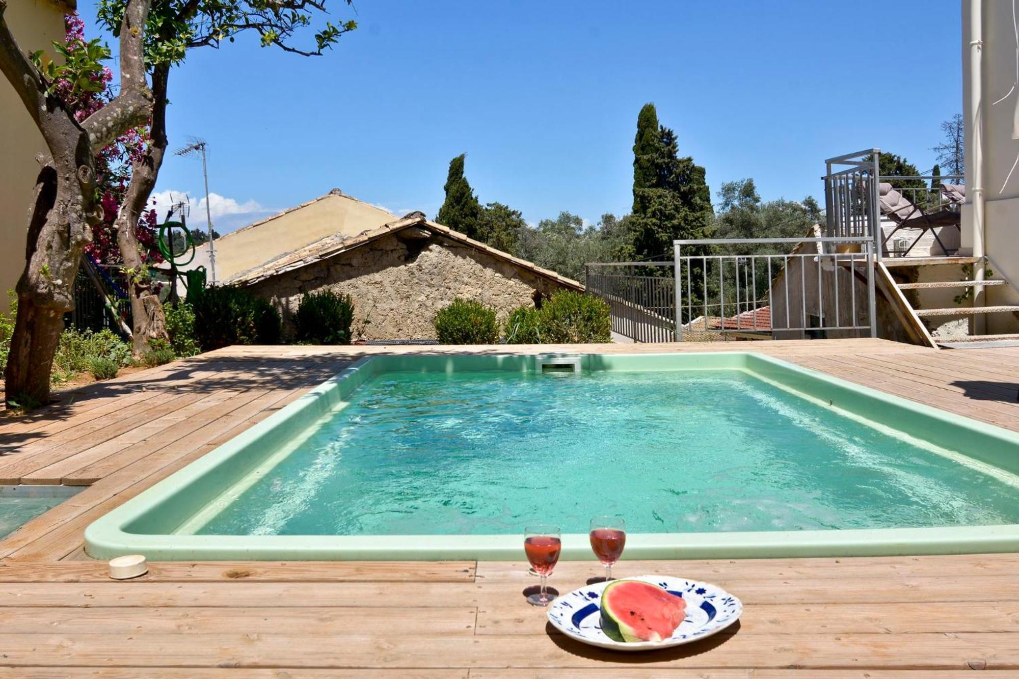 Villa Papaspiros Kouramádes エクステリア 写真